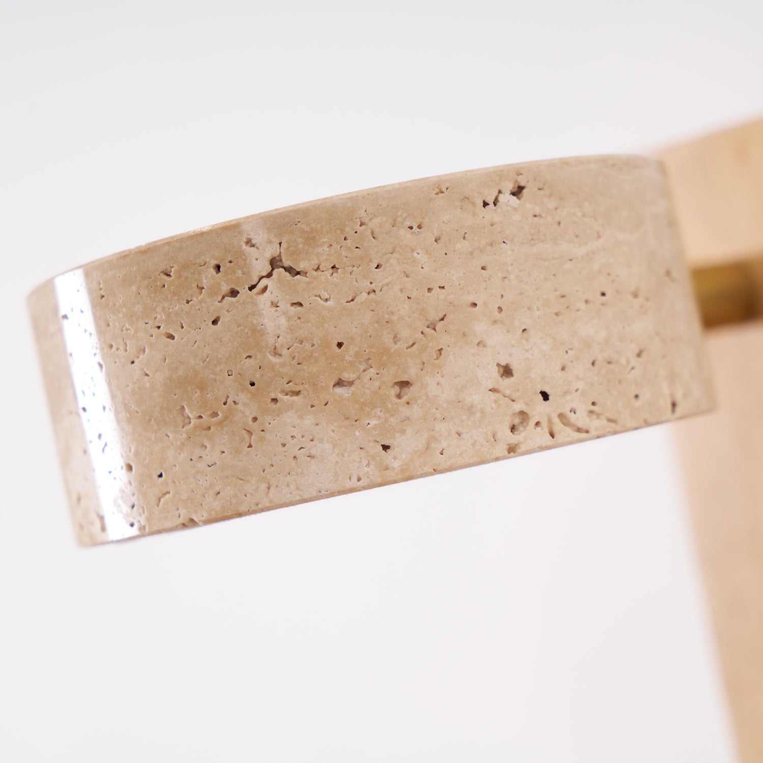 Lumen Tersus Travertine Wall Light