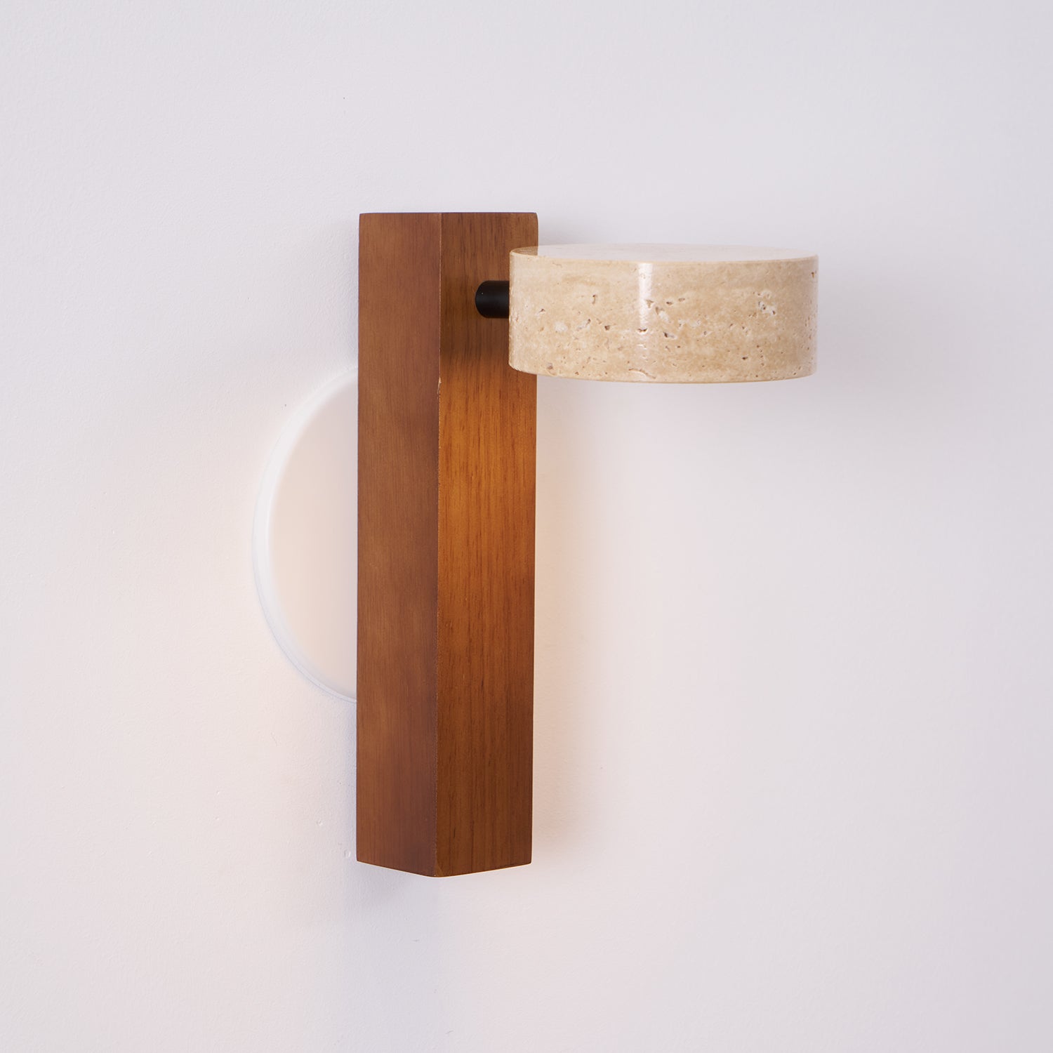 Lumen Tersus Travertine Wall Light