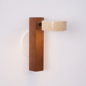 Lumen Tersus Travertine Wall Light