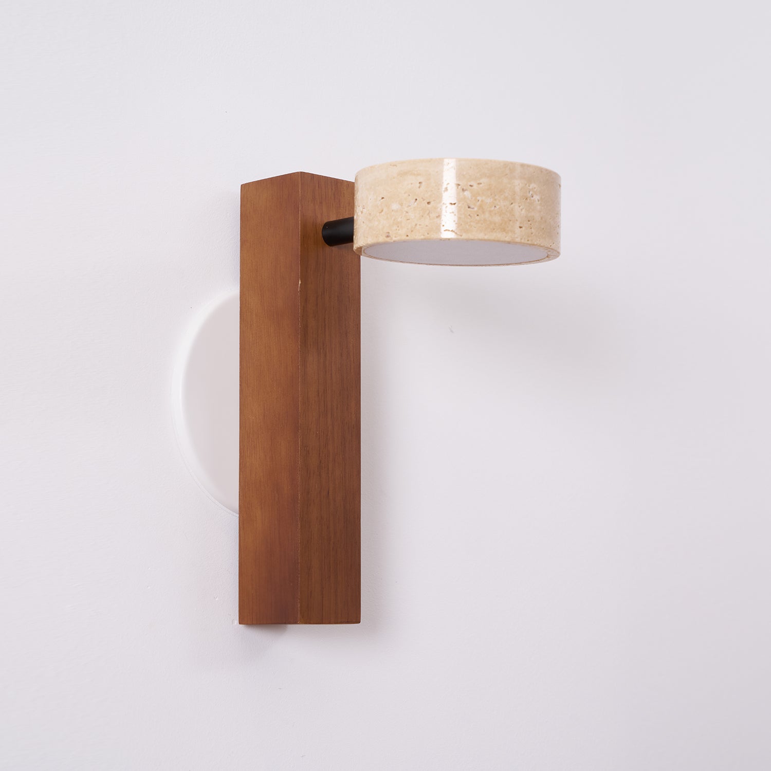 Lumen Tersus Travertine Wall Light