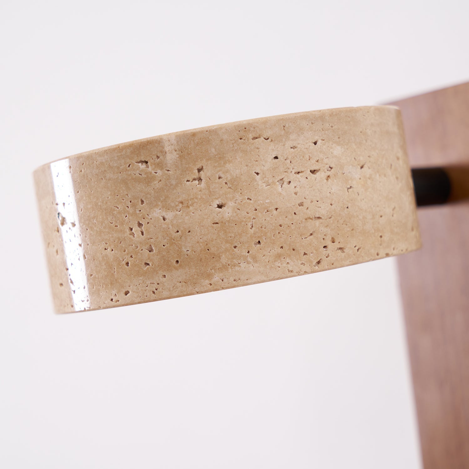 Lumen Tersus Travertine Wall Light