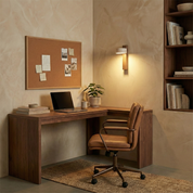 Lumen Tersus Travertine Wall Light