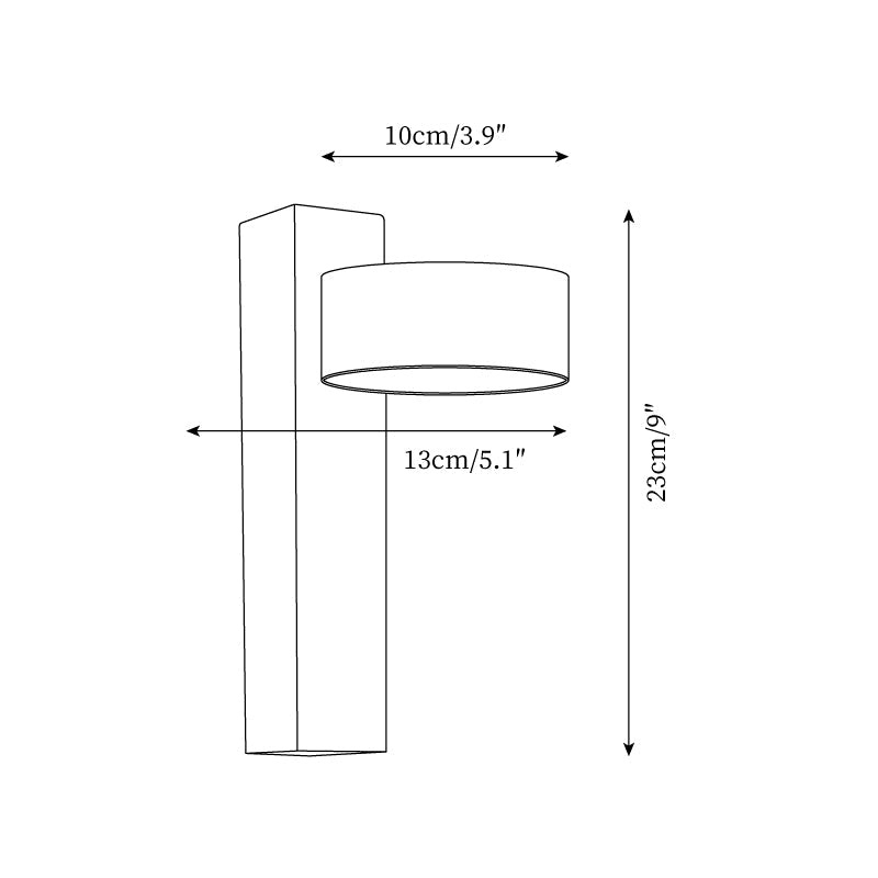 Lumen Tersus Travertine Wall Light
