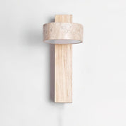 Lumen Tersus Travertine Wall Light