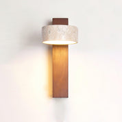 Lumen Tersus Travertine Wall Light