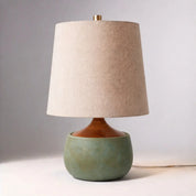 Lumen Thalyn Linen Cement Table Lamp
