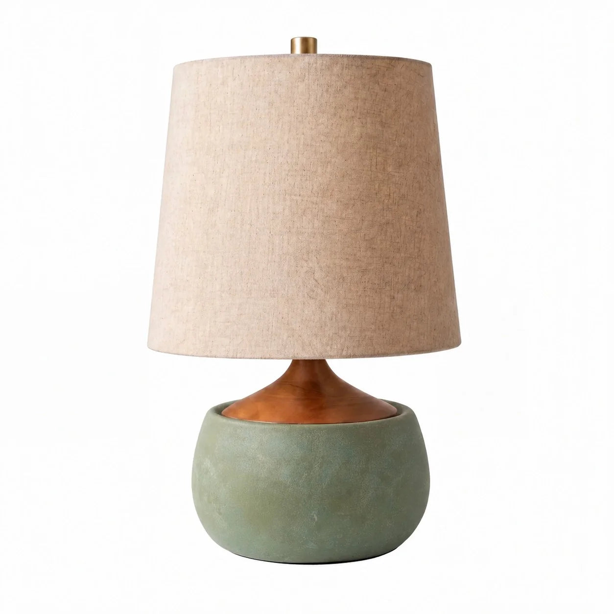 Lumen Thalyn Linen Cement Table Lamp