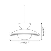 Lumen Tia Travertine Pendant