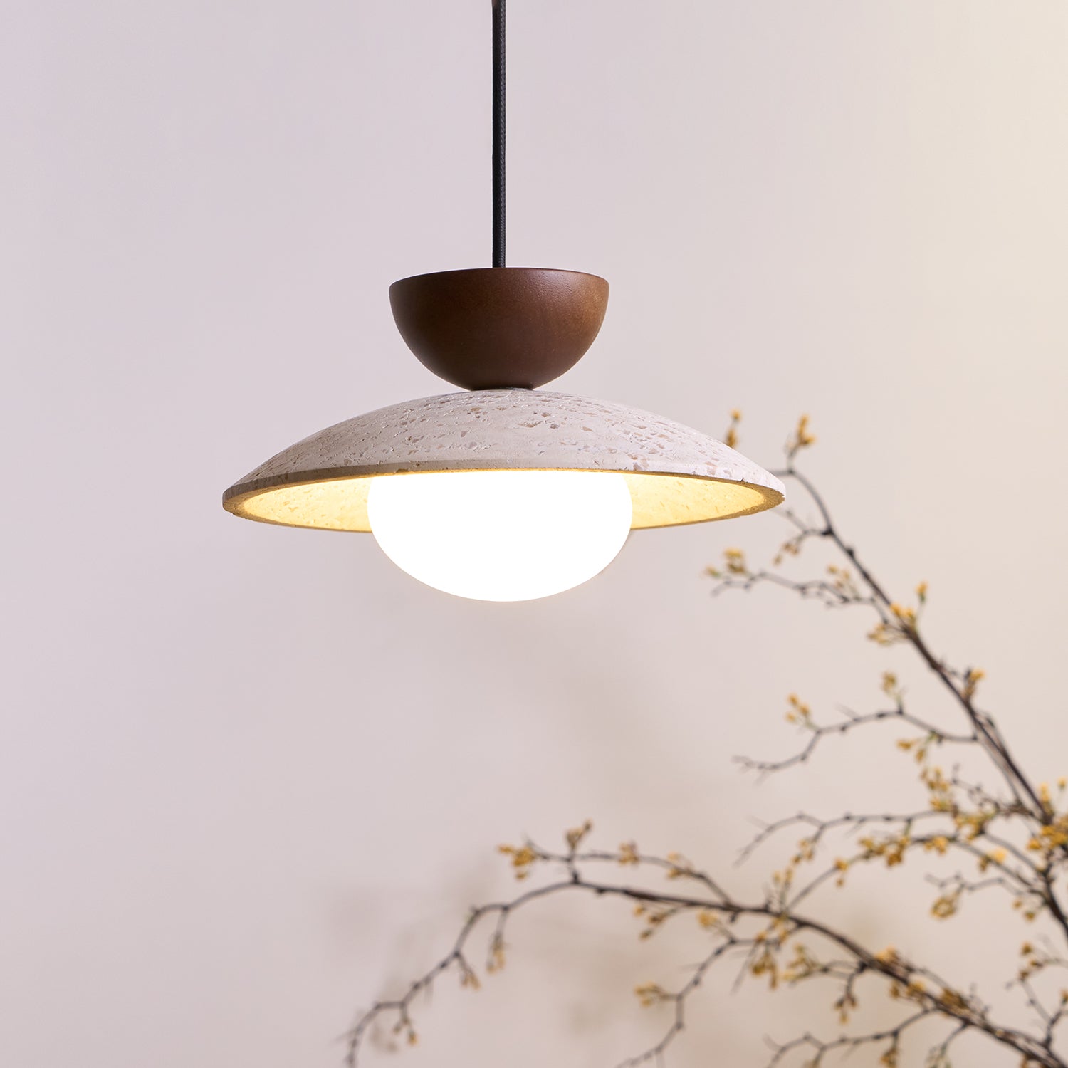 Lumen Tia Travertine Pendant