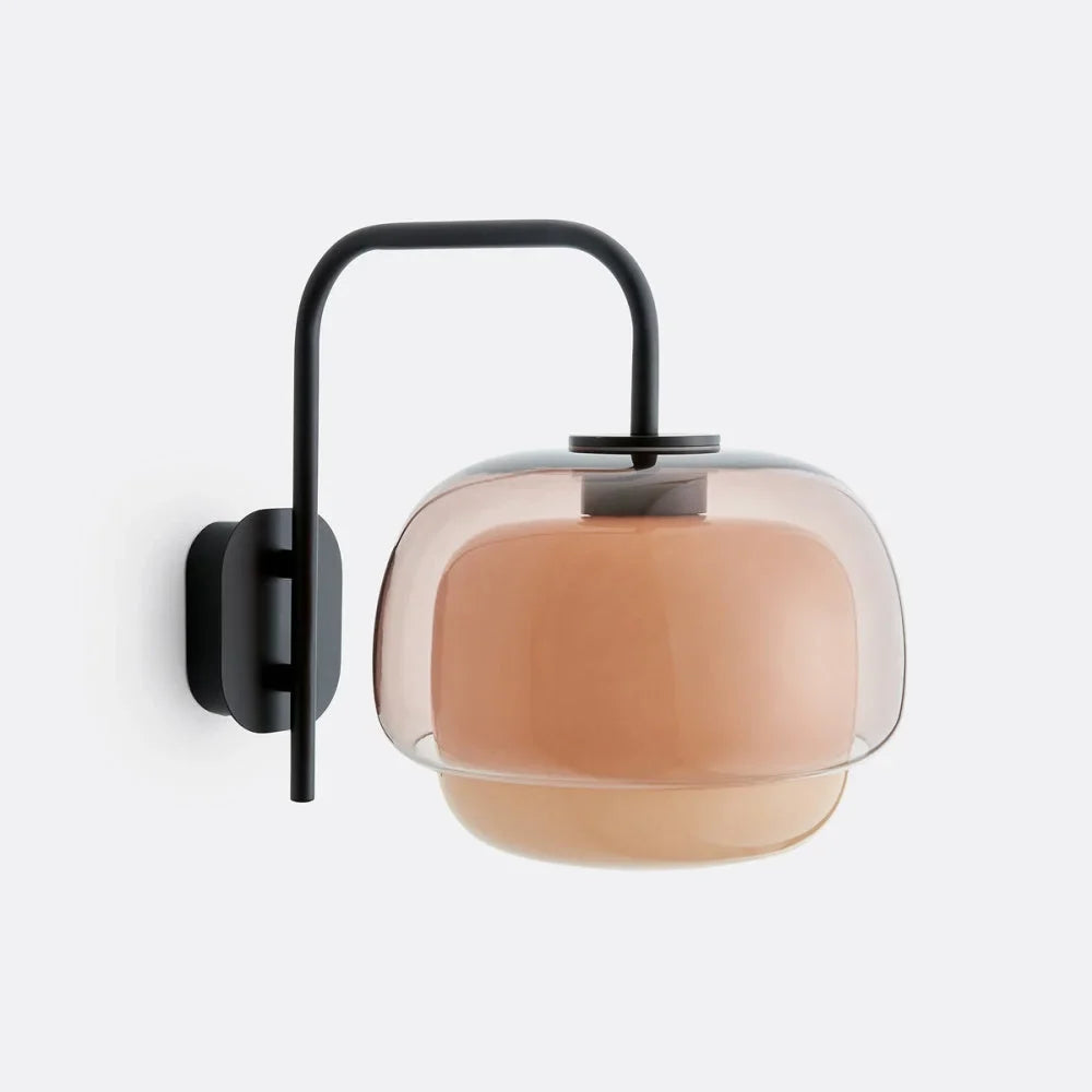 Lumen Tove Glass Shade Wall Sconce