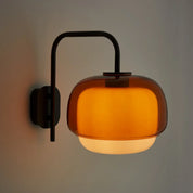 Lumen Tove Glass Shade Wall Sconce
