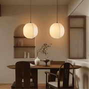Lumen Kumo Linen Pendant Light