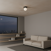 Lumen Frosted Globe Wall Sconce