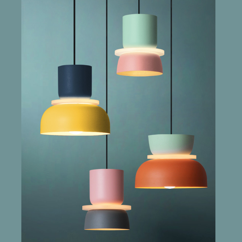 Lumen Macaron Colorful Pendant Light