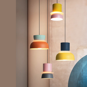 Lumen Macaron Colorful Pendant Light