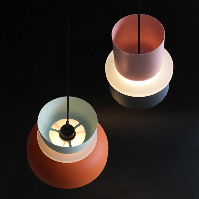 Lumen Macaron Colorful Pendant Light