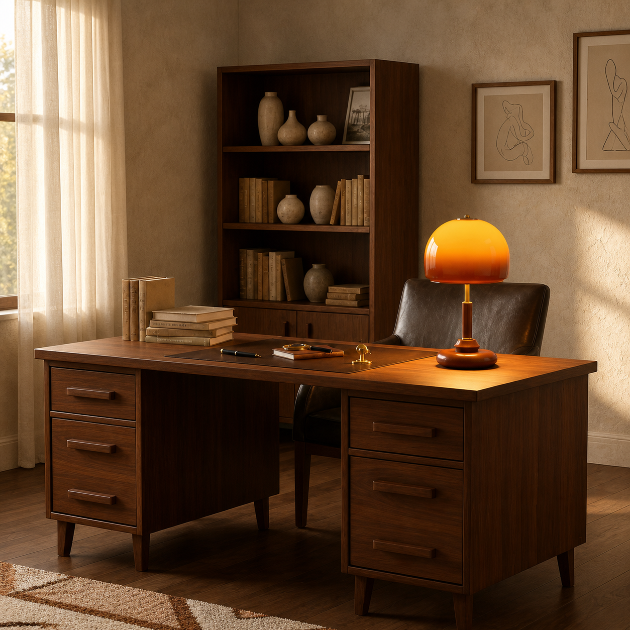 Lumen Velora Sculpted Table Lamp