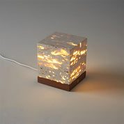 Lumen Velto Travertine Table Lamp