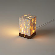 Lumen Velto Travertine Table Lamp