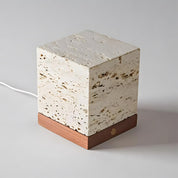 Lumen Velto Travertine Table Lamp
