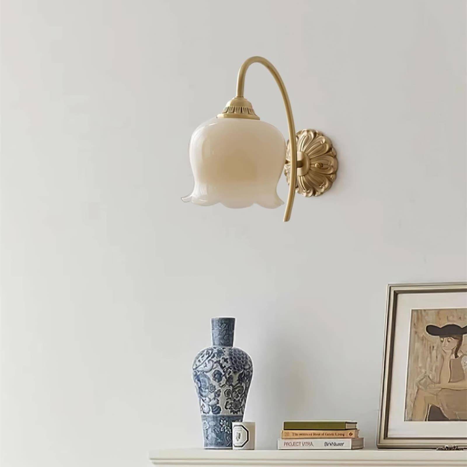 Lumen Cream Resin Wall Sconce
