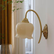 Lumen Cream Resin Wall Sconce