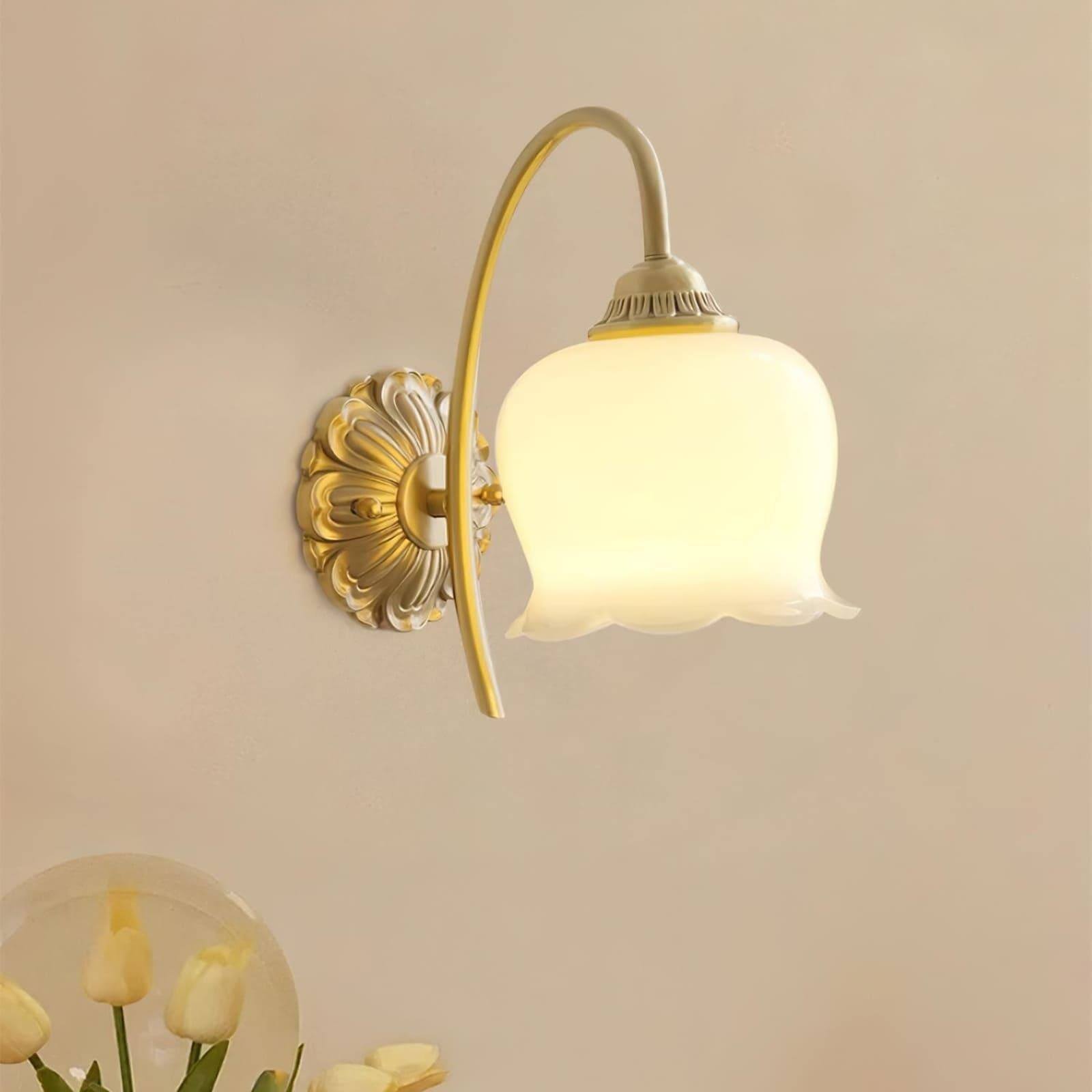 Lumen Cream Resin Wall Sconce