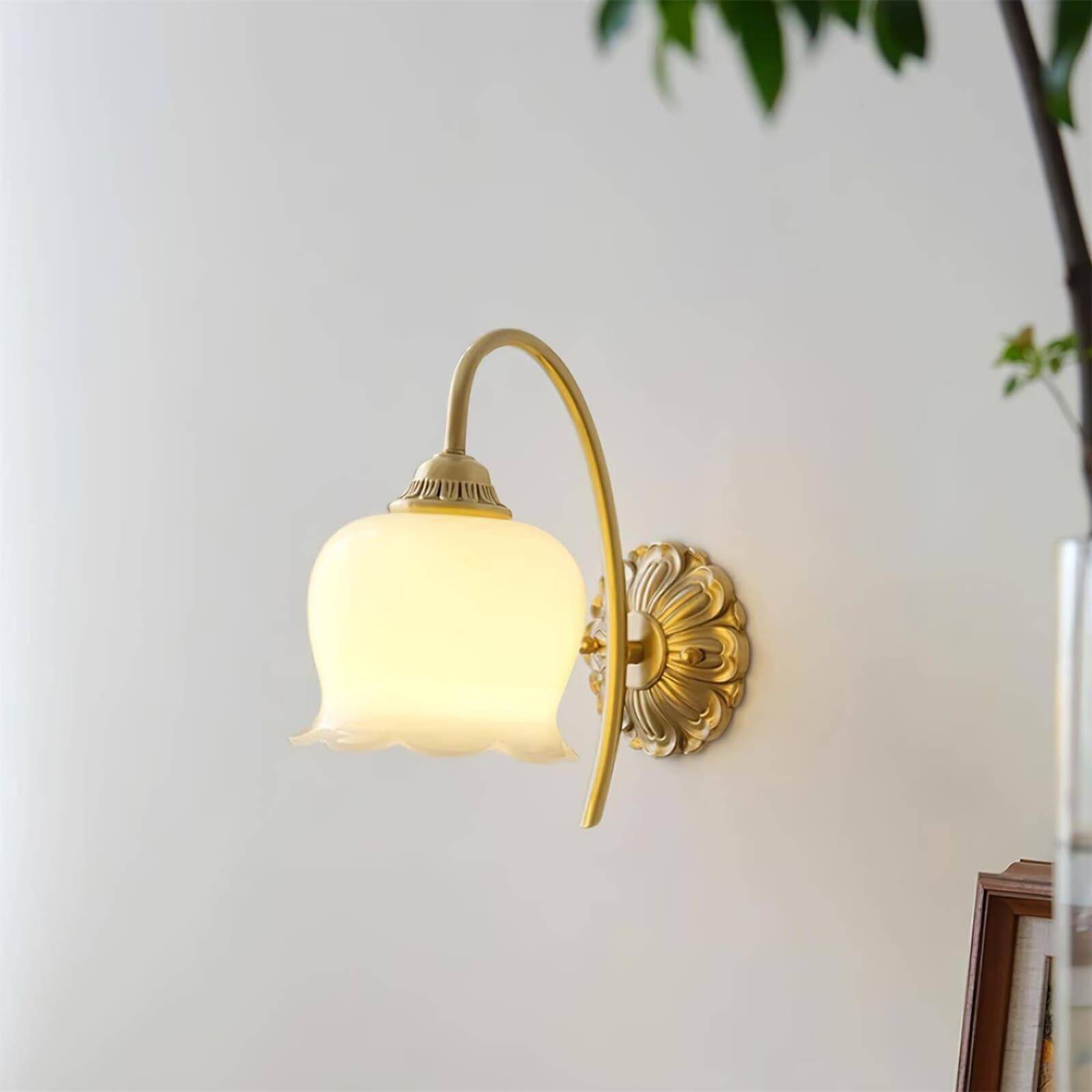 Lumen Cream Resin Wall Sconce