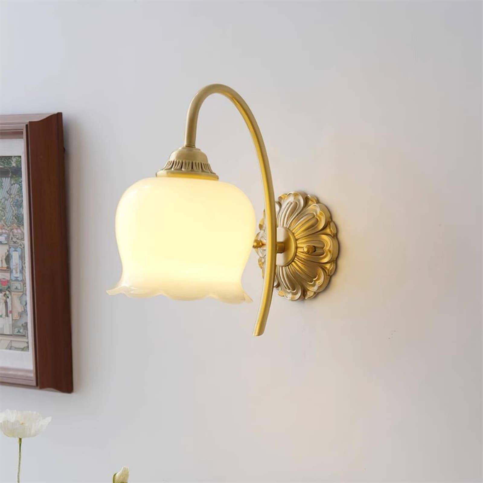 Lumen Cream Resin Wall Sconce