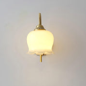 Lumen Cream Resin Wall Sconce