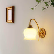 Lumen Cream Resin Wall Sconce
