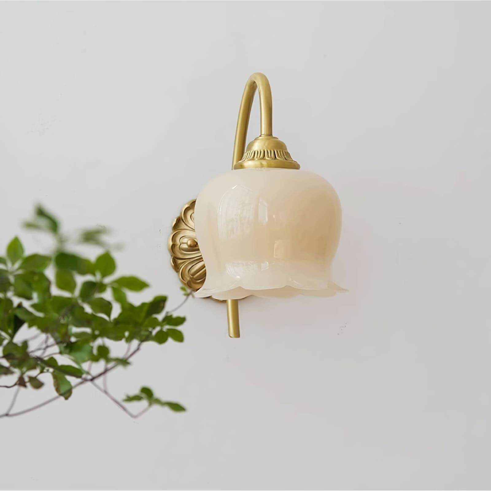 Lumen Cream Resin Wall Sconce