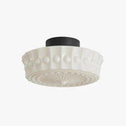 Lumen Frosted Cream Flush Mount
