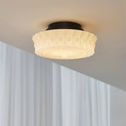 Lumen Frosted Cream Flush Mount