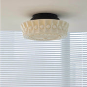 Lumen Frosted Cream Flush Mount