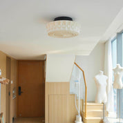 Lumen Frosted Cream Flush Mount