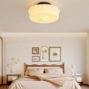 Lumen Frosted Cream Flush Mount