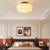 Lumen Frosted Cream Flush Mount