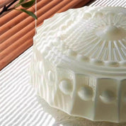 Lumen Frosted Cream Flush Mount