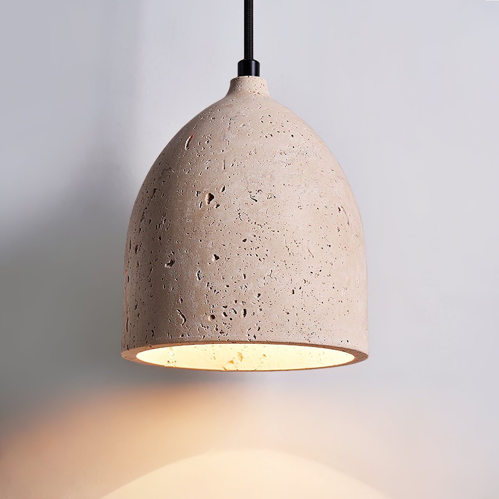 Lumen Volcanic Stone Pendant