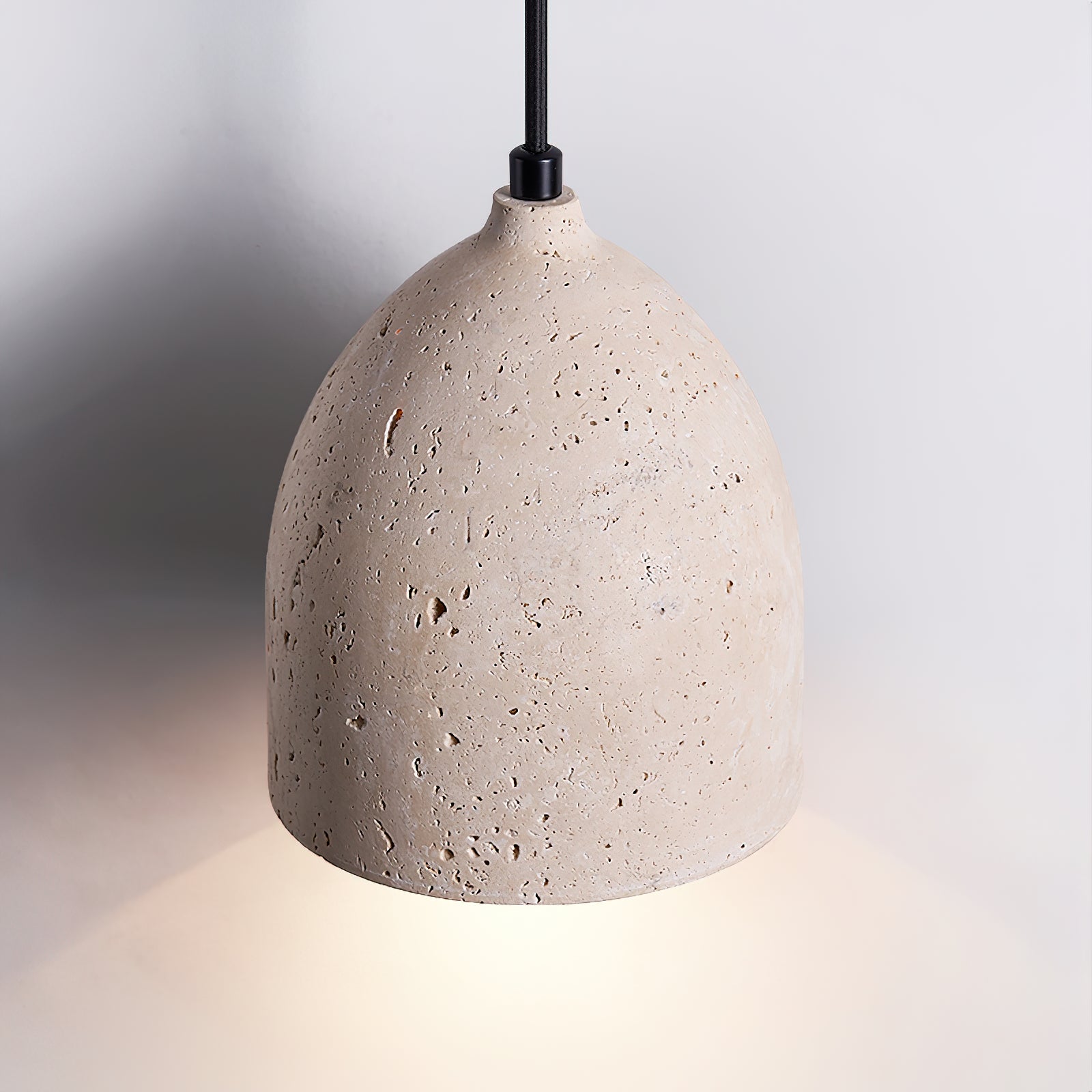 Lumen Volcanic Stone Pendant