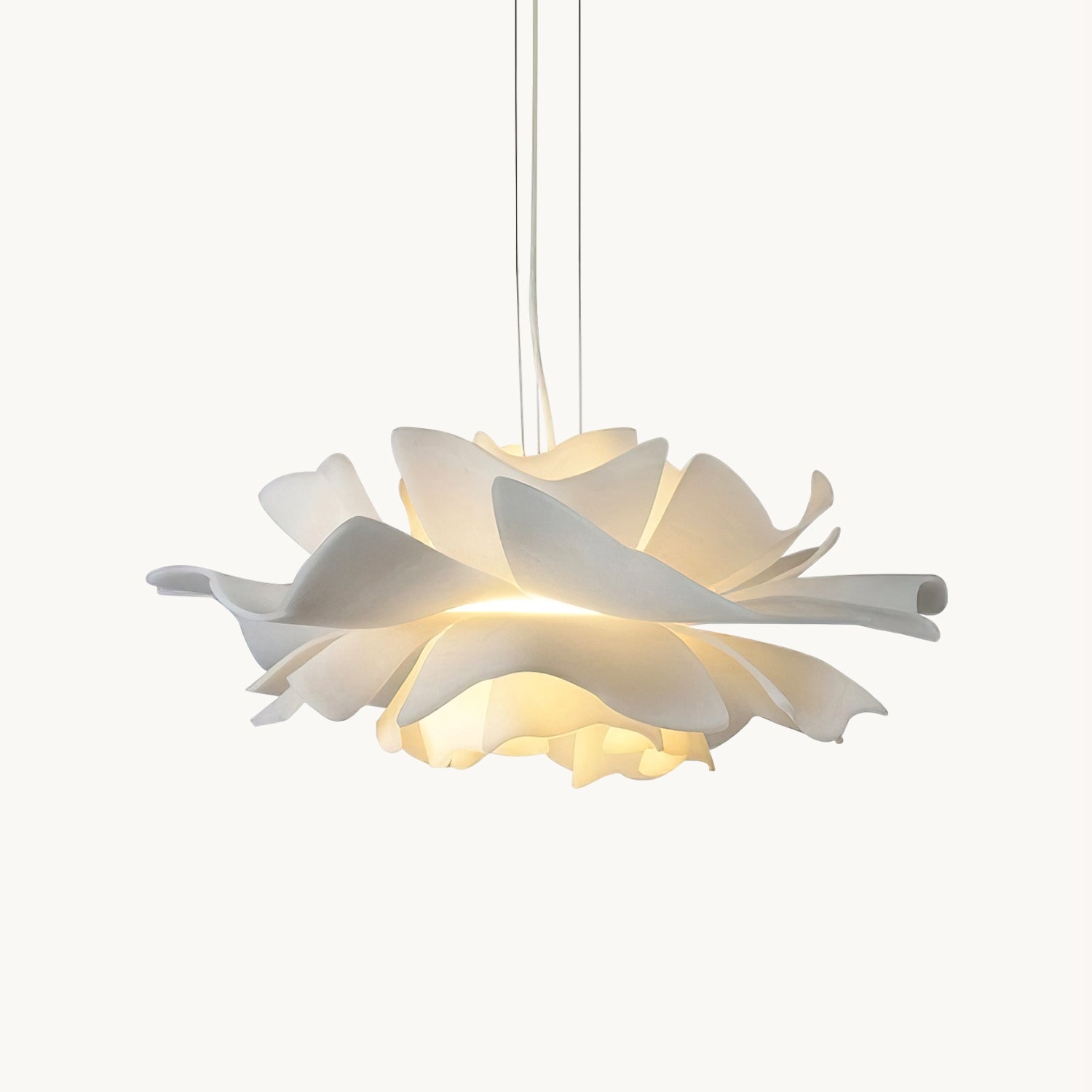 Lumen White Lotus Pendant Light