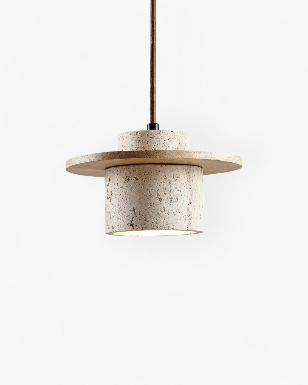 Lumen Coren Travertine Stone Pendant