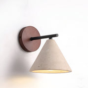 Lumen Travertine Cone Wall Light