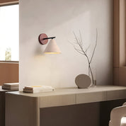 Lumen Travertine Cone Wall Light