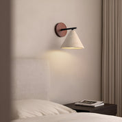 Lumen Travertine Cone Wall Light