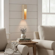 Lumen Zoey Travertine Wall Sconce