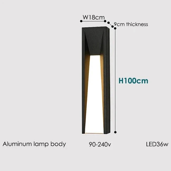 Lumen Slim Outdoor Wall Light