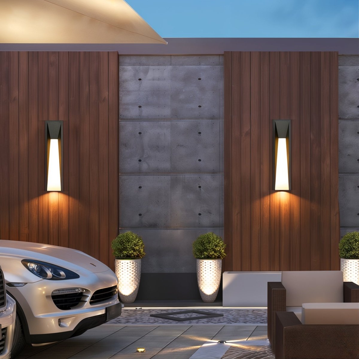 Lumen Slim Outdoor Wall Light