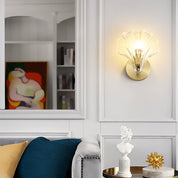 Lumen Brass Seashell Wall Light